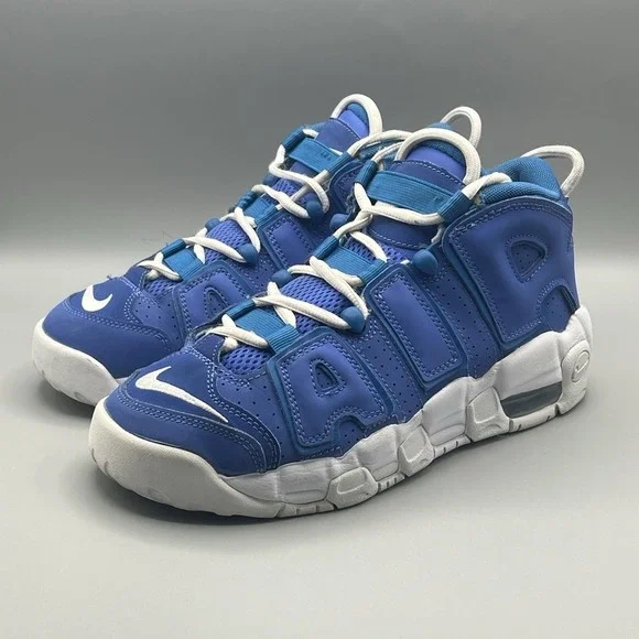 Nike Air More Uptempo Royal Blue Retro - Youth Size 7 Women's Size 8.5 USED - Picture 2 of 8